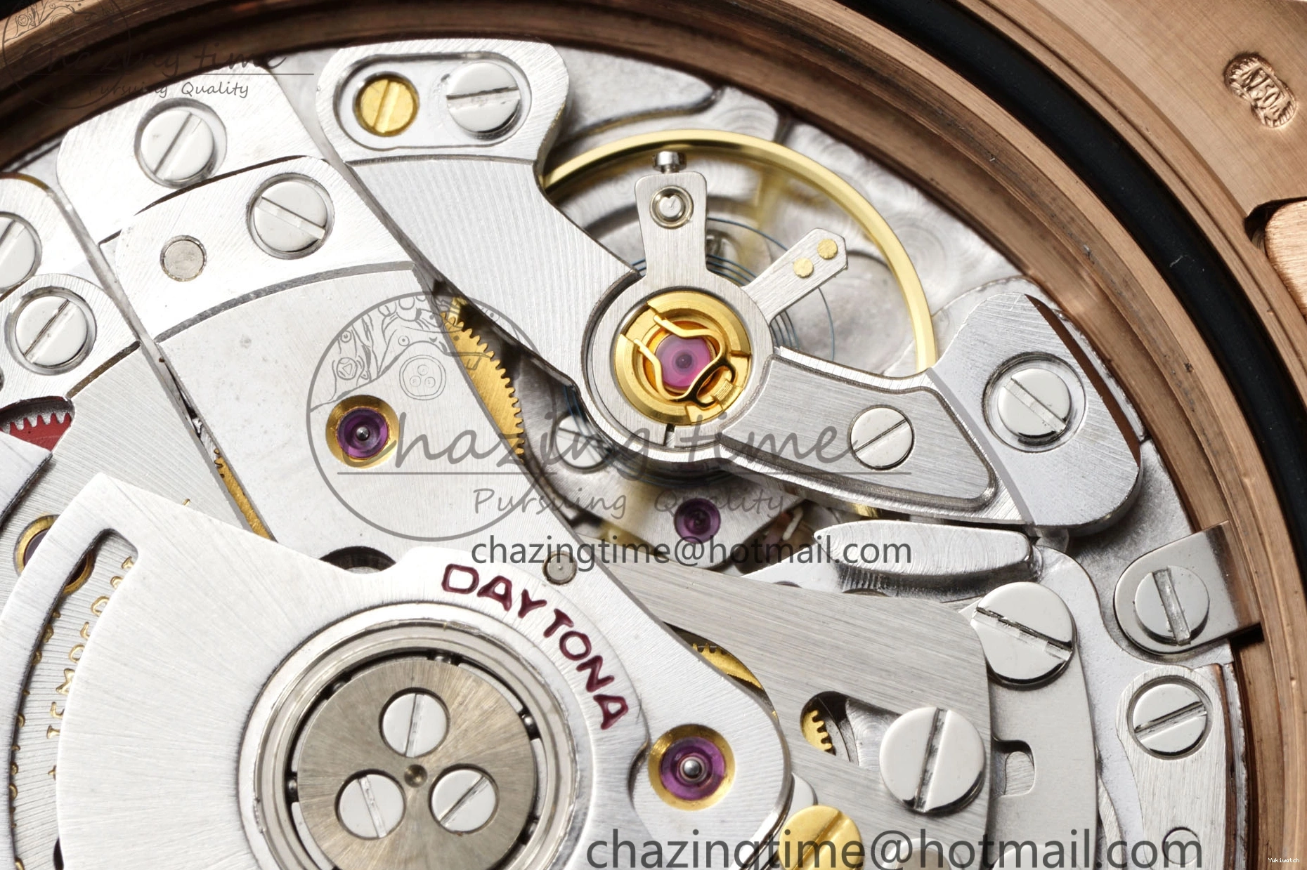 Dial SA4130 Best Edition QF Daytona on 116505 V2 Brown Bracelet RG 1:1 0324